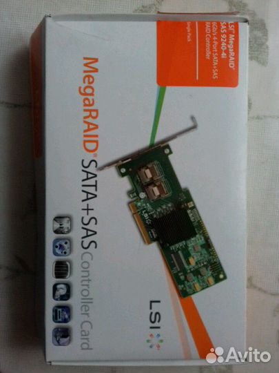 Контроллер LSI Logic megaraid SAS 9240-4i (LSI0019