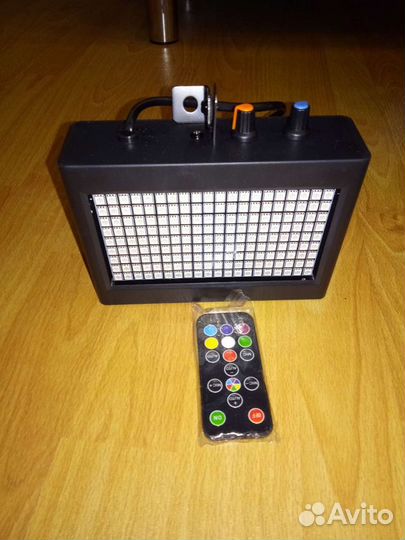 Дым-пушка, Дым-машина 500W. Стробоскоп 180LED, 35W