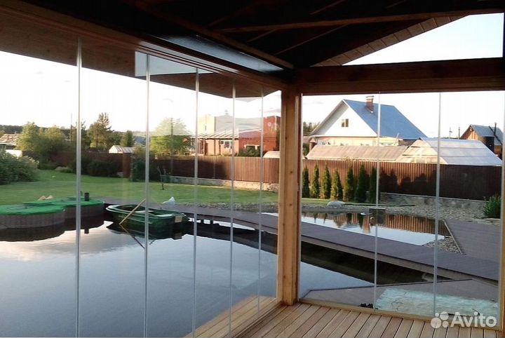 Безрамное остекление