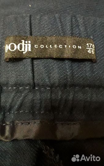 Женские синие брюки Oodji, р.50-52