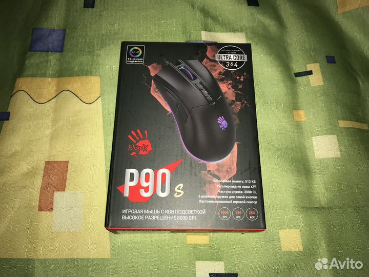 Игровая проводная мышь A4Tech Bloody P90s