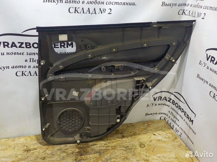 Обшивка двери задней левой (дверная карта) Chery T