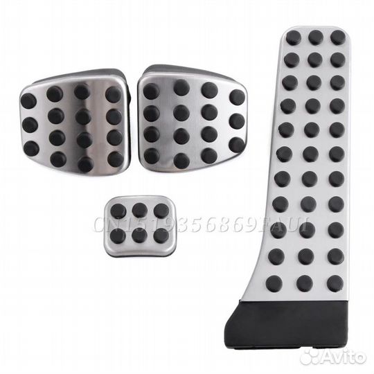 Накладки на педали из нержавеющей стали Mercedes