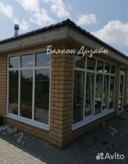 Входная группа, пвх, алюминий под ключ