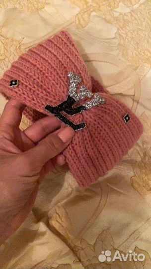 Повязка Louis Vuitton теплая шерсть