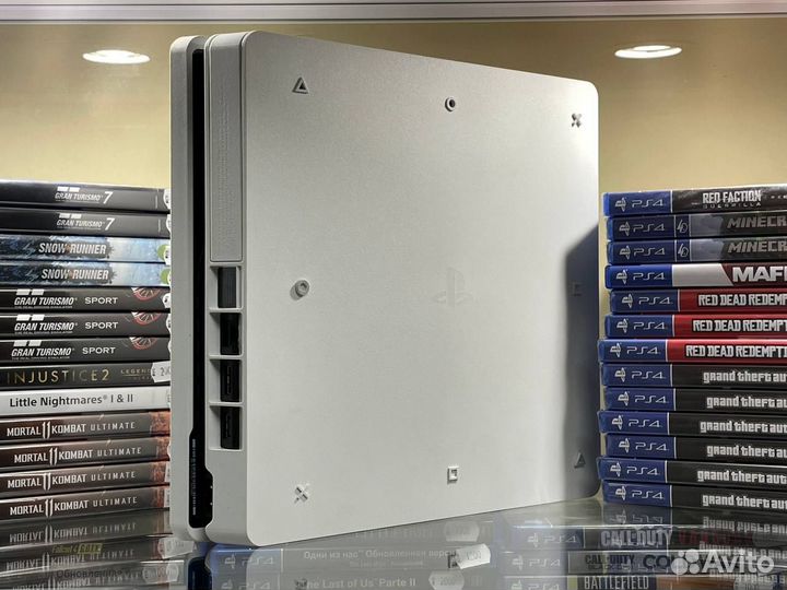 Sony playstation 4 slim белая 1тб