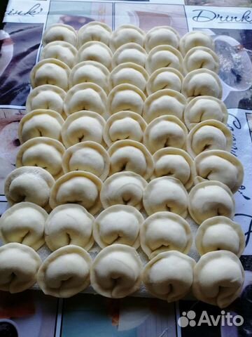 Манты, пельмени, вареники домашние ручной лепки