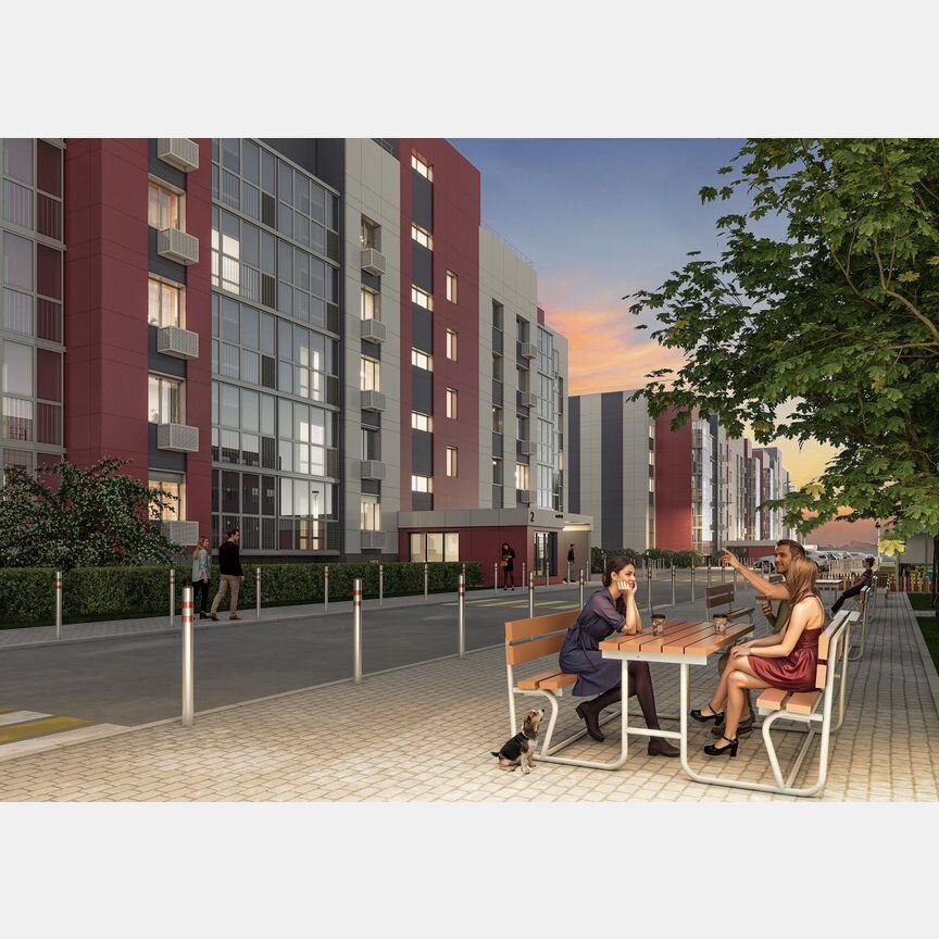 1-к. квартира, 35,7 м², 4/5 эт.