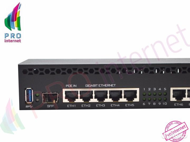 RB3011UiAS-RM 9 LAN Eithernet коммутатор