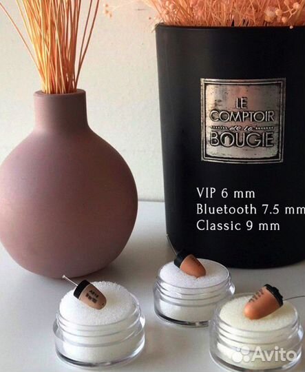 Микронаушники капсульные и магнитные