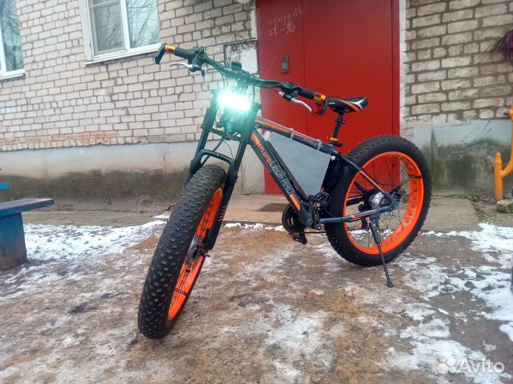 Электрофэтбайк полноприводный 2100W, 20000mAh