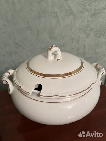 Супница фаянс. зик Конаково винтаж