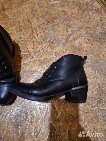 Ботинки демисезонные женские натуральная кожа
