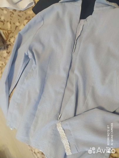 Школьные блузки и кофты для девочки 7-8л.122-130см