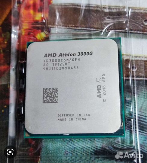 Новый процессор amd athlon 3000g