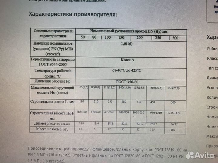 Задвижка стальная 30с41нж Ду200