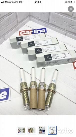 Свечи зажигания mercedes-benz