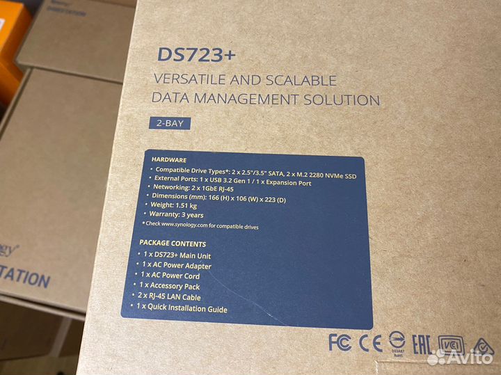 Сетевое хранилище данных NAS Synology DS 723+