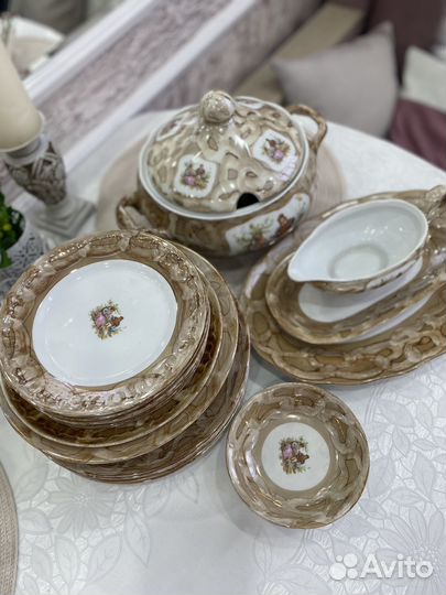 Винтажный Столовый сервиз 