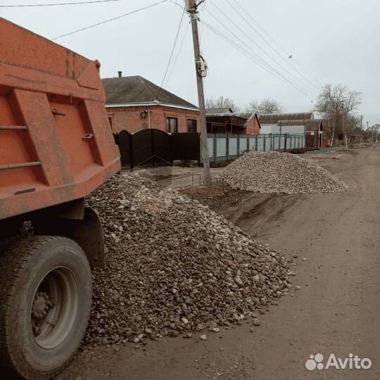 Щебень гравийный с доставкой