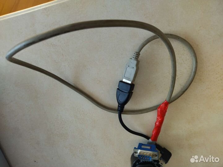 Кабель шнур мини USB угловой RS232 0.9 м