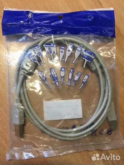 Кабель USB 2.0 AM-BM марки Behpex 1,8 м