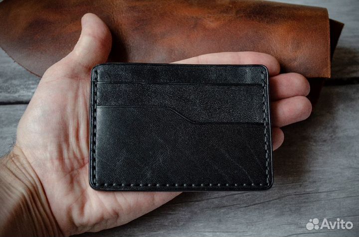 Картхолдер из натуральной кожи