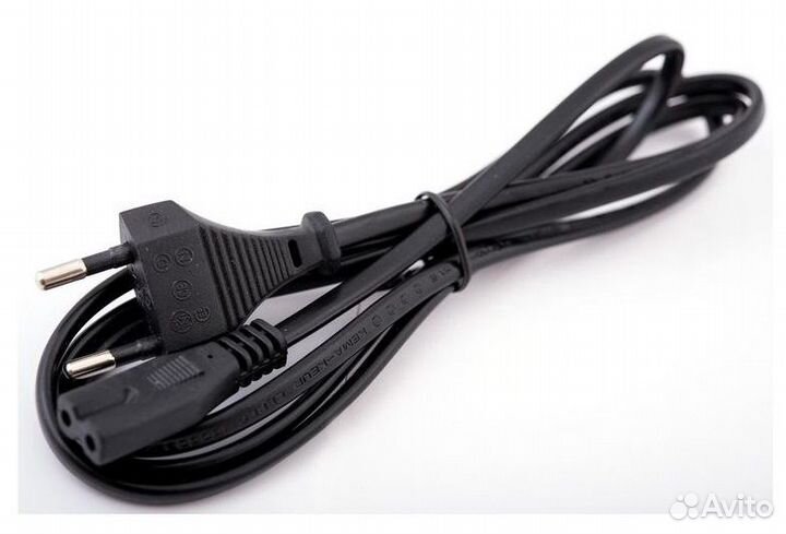 Кабель питания шнур зарядки ноутбука 2pin