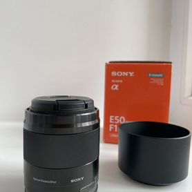 Объектив Sony E 50mm f 1.8