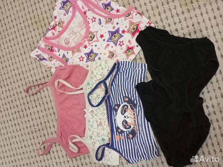 Вещи пакетом для девочки 122-128