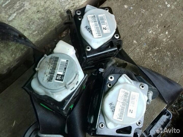 Задние ремни безопасности ситроен с4б7 хетчбек