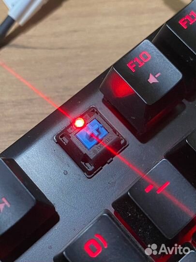 Клавиатура hyperX alloy fps pro (синие)