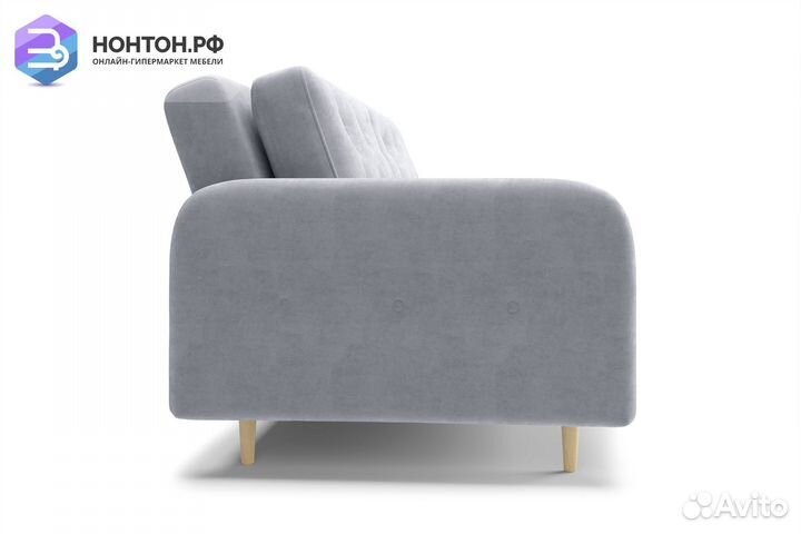 Диван книжка Париж серый