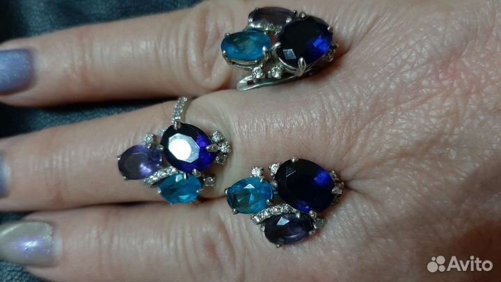 Серебряный набор