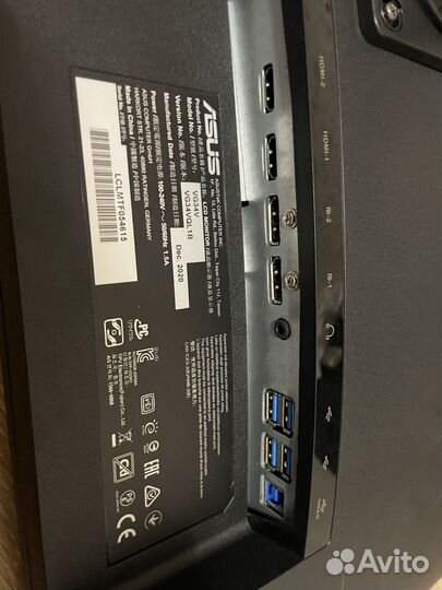 Монитор 34 дюйма ремонт или на запчасти Asus vg34v
