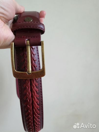 Мужской кожаный ремень