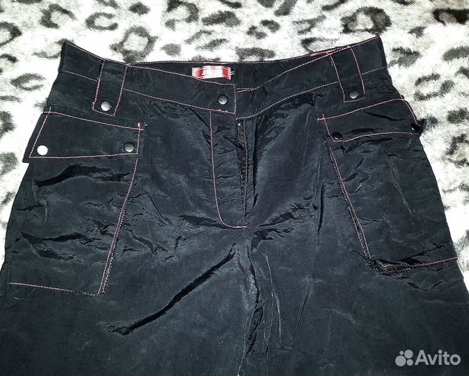 Брюки лыжные тёплые зимние утеплённые размер 46-48