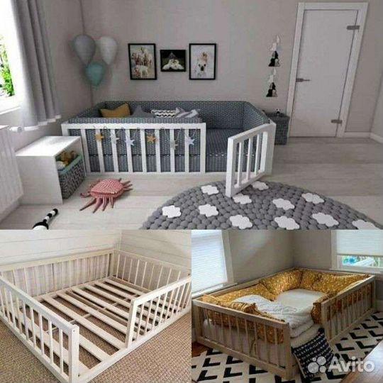 Детская кроватка с бортиками