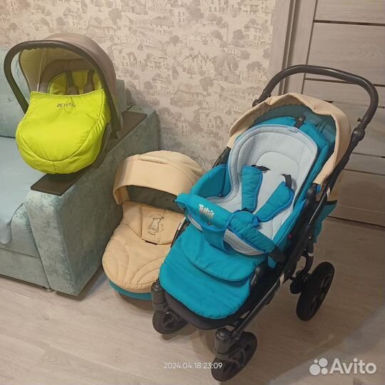 Коляска 3 в 1 с автолюлькой