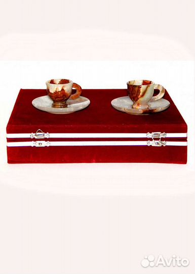 Кофейный набор 6 персон из оникса