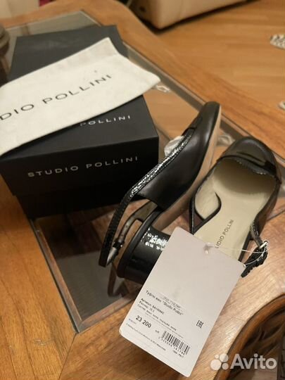 Туфли studio pollini, Италия, р.38,5, нат.кожа