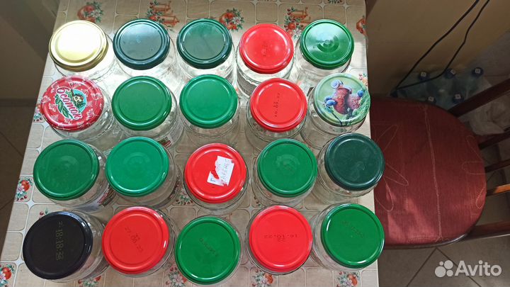 Банка для консервирования с крышкой.0.72л