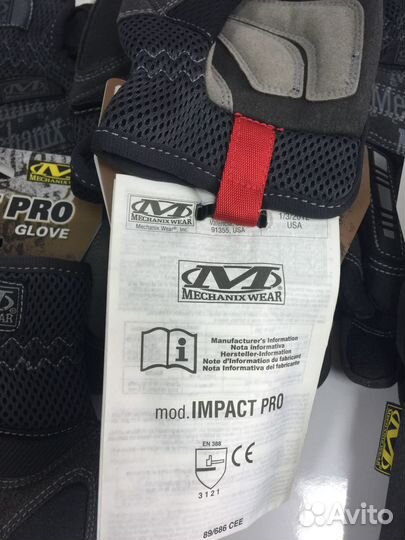 Перчатки Mechanix Impact Pro (Оригинал)