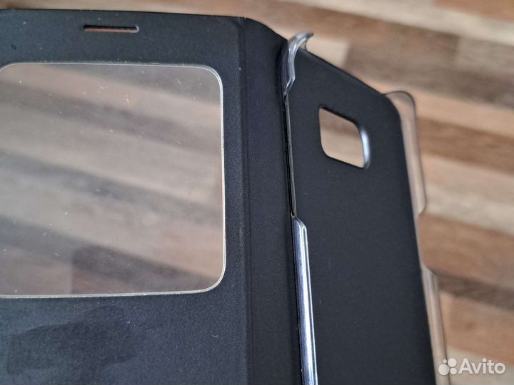 Фирменный чехол-книжка для Samsung Galaxy S7 Эдж