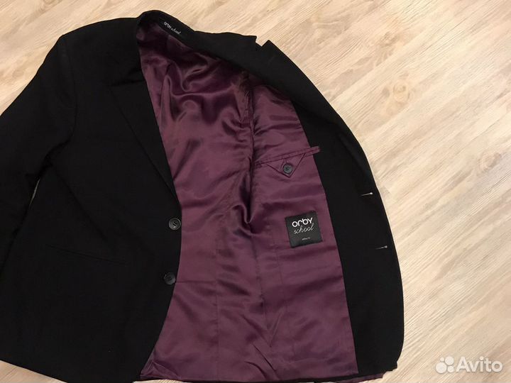 Пиджак школьный для мальчика 164