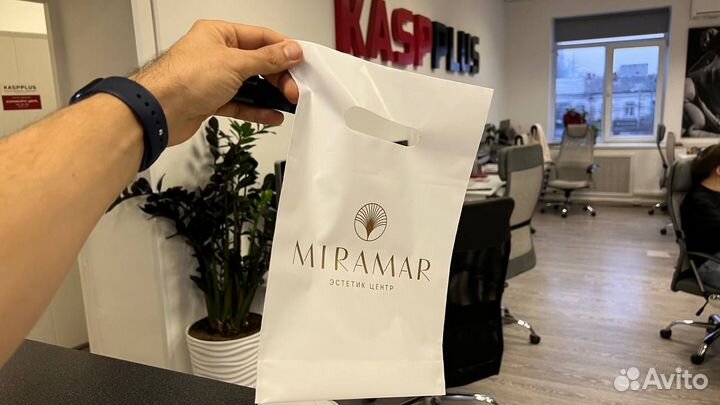 Печать пакетов пвд с прорубной ручкой