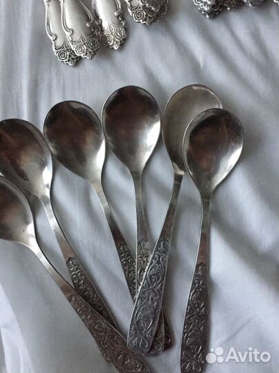 Столовые приборы мельхиор СССР