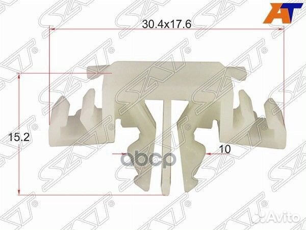 Клипса молдинга BMW E36 M3 (1 шт.) ST-KE-008 Sat