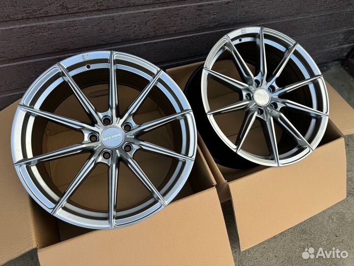 Диски R18 5x108 Machine Culture FF208 хром HB