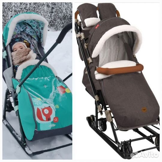 Санки коляска ника 7 8